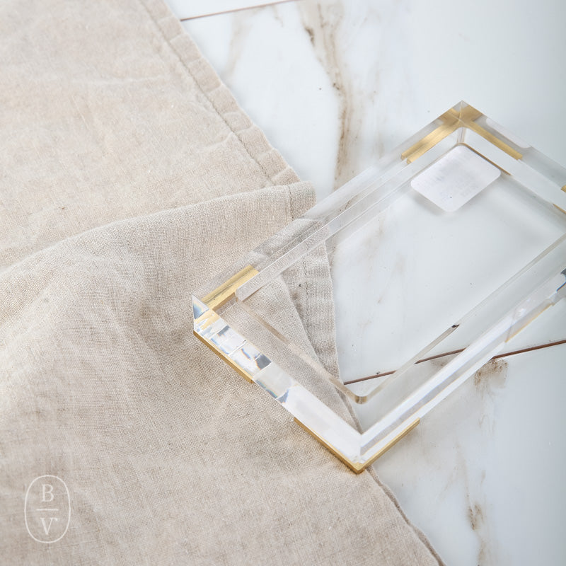 Antica Farmacista LUCITE BATH BODY COUNTER TRAY