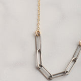 Ellen Hays Jewelry MIXED METAL CHAIN N2045 NECKLACE