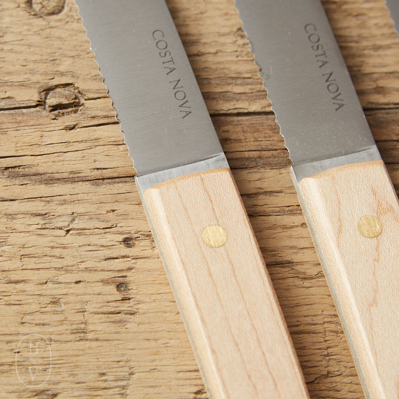Casafina by Costa Nova MAPLE STEAK KNIVES SET