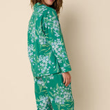 The Cat's Pajamas LUXE PIMA COTTON LONG SLEEVE PAJAMA SET