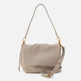 Hobo HARLEY CONVERTIBLE SHOULDER BAG Taupe Pebbled Leather