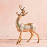 Raz Imports GOLD RESIN DEER Standing