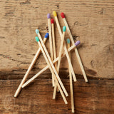 Creative Co-op BRIGHT MULTICOLOR SAFETY MATCHES