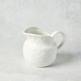 Creative Co-op STONEWARE PITCHER White 14 Oz