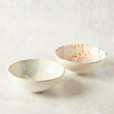 Bloomingville PRINTED ABSTRACT STONEWARE BOWL