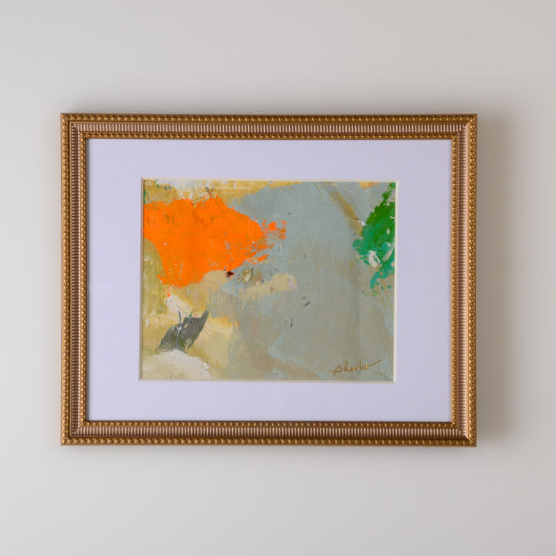 FRAMED PALETTE SERIES 8X10 GOLD BEAD No 2