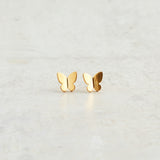 Virtue BUTTERFLY STUD EARRINGS Gold