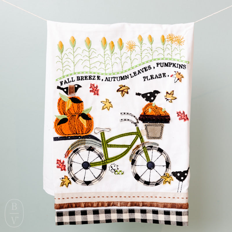 Glory Haus FALL BREEZE BIKE TEA TOWEL