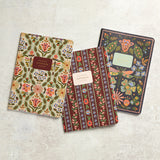 Rifle Paper Co STITCHED NOTEBOOK SET OF 3 Posy