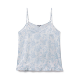 PJ Harlow NIKKI TANK Blue Flower on Blue