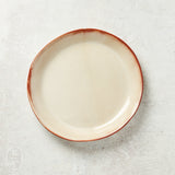Alex Marshall Studios SLIM ROUND SIDE PLATE Speckled Oatmeal
