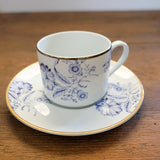 Pickard China PICKARD CHARLOTTE MOSS SOUTH HAMPTON TEACUP SAUCER