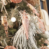 Raz Imports RIBBED GLASS FINIAL ORNAMENT