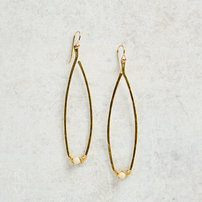 Darby Drake Jewelry and Design ABSTRACT TEARDROP EARRINGS - ETS535 Labradorite