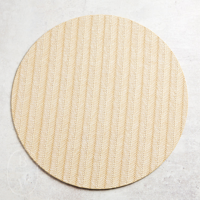 Kim Seybert HERRINGBONE PLACEMAT Natural