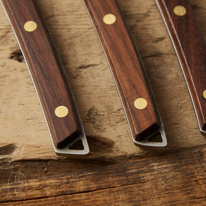 Casafina by Costa Nova SET OF 4 STEAK KNIVES Vintage Matte