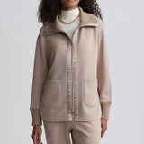 Varley NIAMH ZIP THROUGH Light Taupe