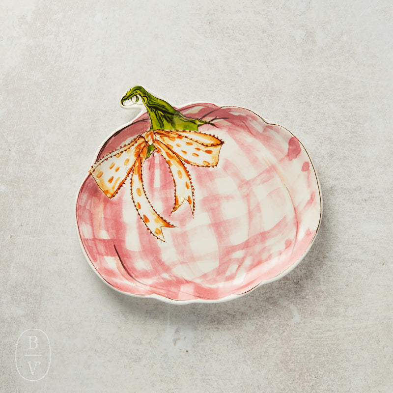Boston International PINK PUMPKIN PLATE