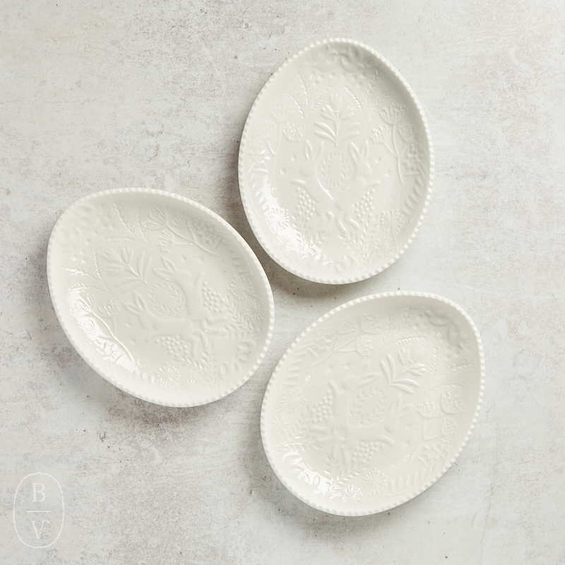 Tableau EGG SHAPED RELIEF PLATE