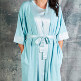 PJ Harlow SHALA ROBE Aqua