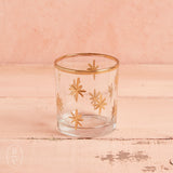 Creative Co-op ETCHED GLASS VOTIVE HOLDER Flower