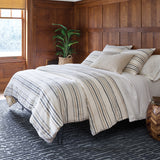 Pine Cone Hill Annie Selke ELLISON STRIPE LINEN CHENILLE DUVET