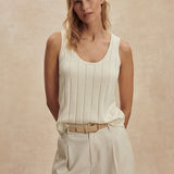 AYAKA WIDE RIB TANK