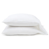 Pom Pom At Home KELLY LINEN PILLOWCASE SET White