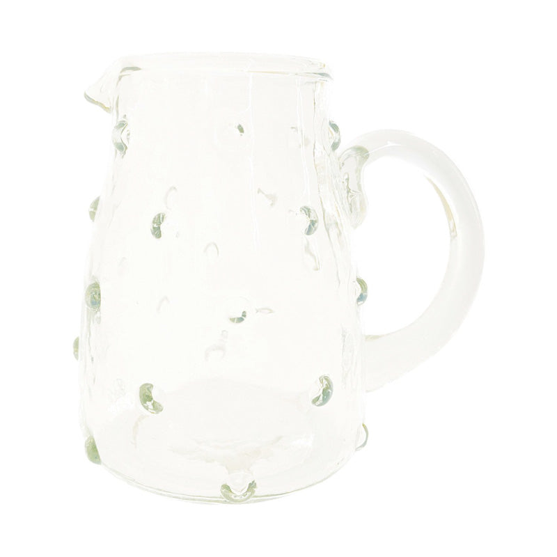 Creative Co-op RECYCLED GLASS HOBNAIL CREAMER