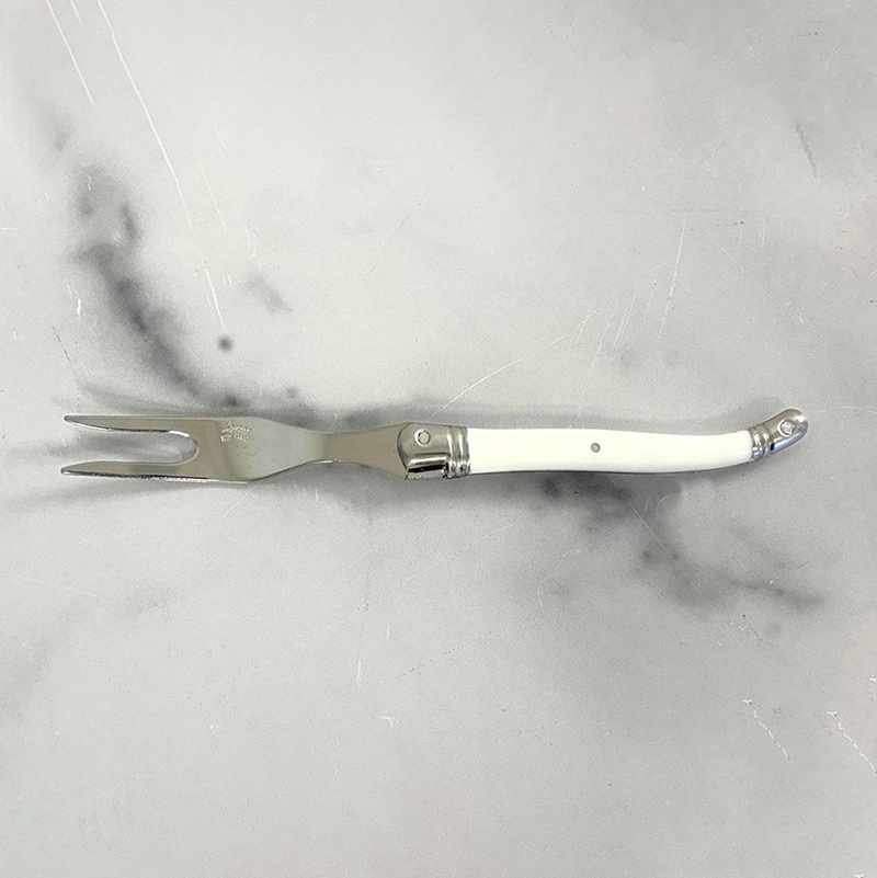 Europe 2 You THE ORIGINAL FRENCH LAGUIOLE CHEESE FORK White