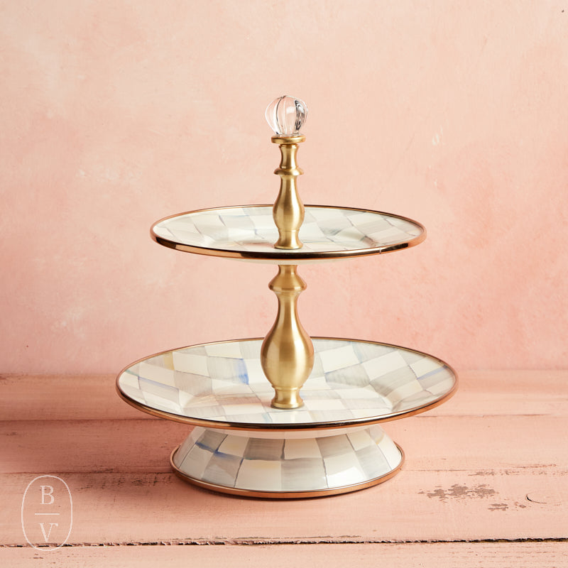 MacKenzie-Childs TWO TIER SWEET STAND