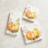 Boston International PAINTED PUMPKIN GUEST NAPKIN