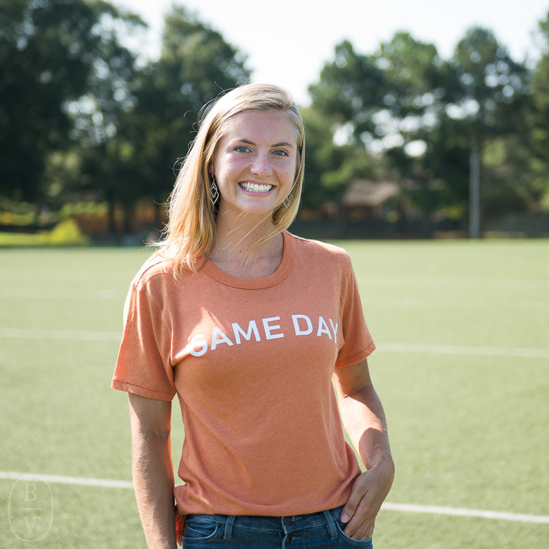 Give Her Six SOLID GAME DAY TSHIRT Orange S