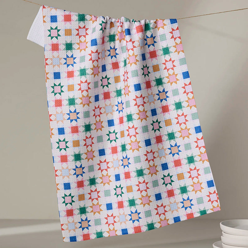 Geometry PATCHWORK PICNIC TEA TOWEL