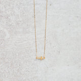 CV Designs SIMPLE CROSS CHAIN NECKLACE