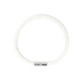 Keva Style BRAIDED LEATHER BRACELET White