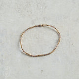 eNewton Design HOPE JOY GOLD PATTERN BEAD BRACELET