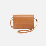 Hobo JILL PHONE CROSSBODY Natural Polished Leather