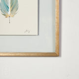 By Lacey SMALL FRAMED FLOATED FEATHER SERIES 14 NO 2