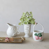 Creative Co-op GOLD FOOTED TRAY WITH BOW SHAPED HANDLES