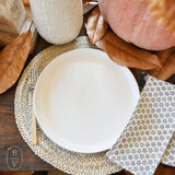 Creative Co-op SET OF 4 COTTON AND LINEN BLOCKPRINT NAPKINS