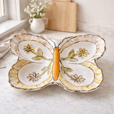 Etta B Pottery SPRINGTIME BUTTERFLY DISH