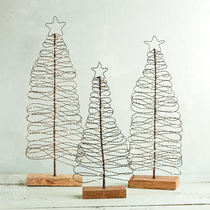 Mudpie PEARL WIRE TREE SITTER 21