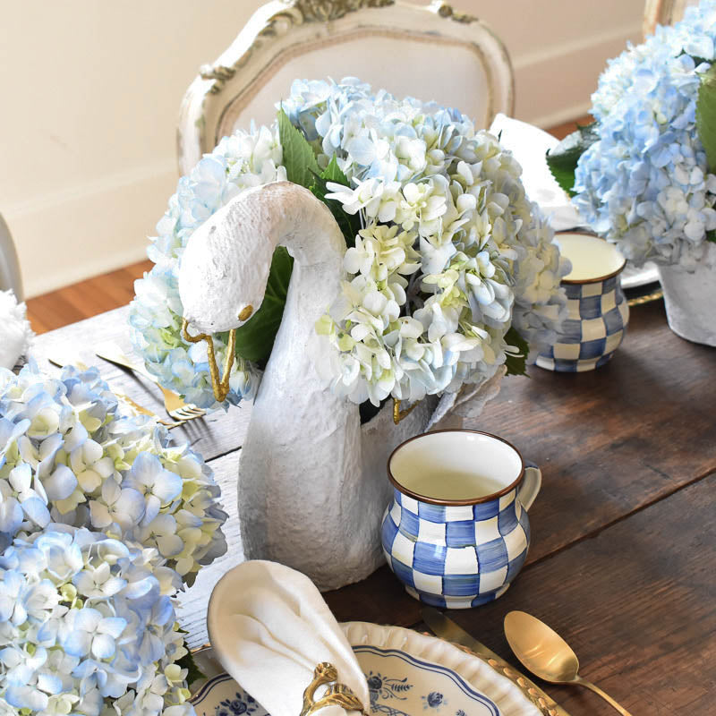 Park Hill Collection METAL AND PAPER MACHE SWAN