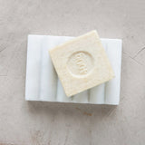 Creative Co-op CARVED MARBLE SOAP DISH