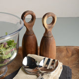 Bloomingville ACACIA WOOD SALT AND PEPPER MILL SET