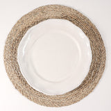 Etta B Pottery RIMMED ROUND DINNER PLATE