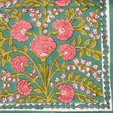 Pomegranate CACTUS FLOWER JADE NAPKIN SET OF 4