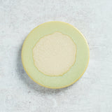 Creative Co-op REACTIVE GLAZE STONEWARE TRIVET Lime