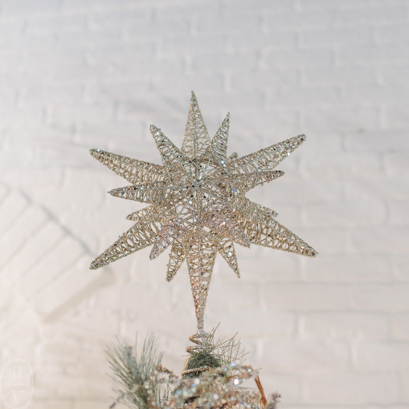 Creative Co-op METAL STAR TREE TOPPER